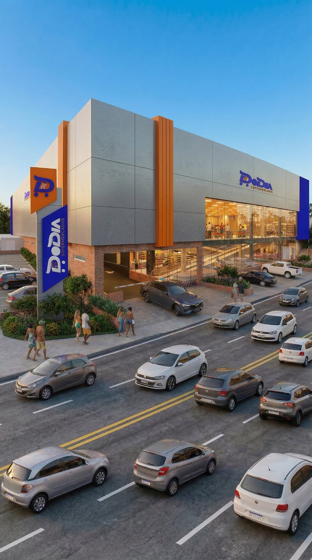 Supermercado DoDia — Fachada Principal