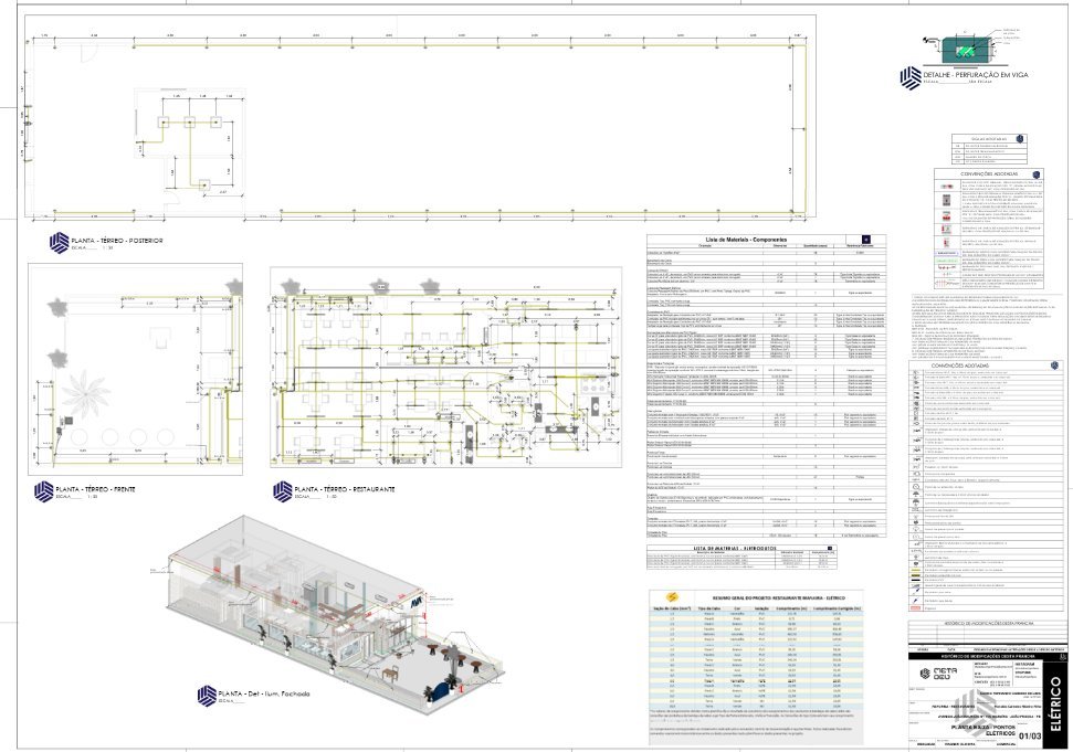 Projeto Elétrico — Prancha 03